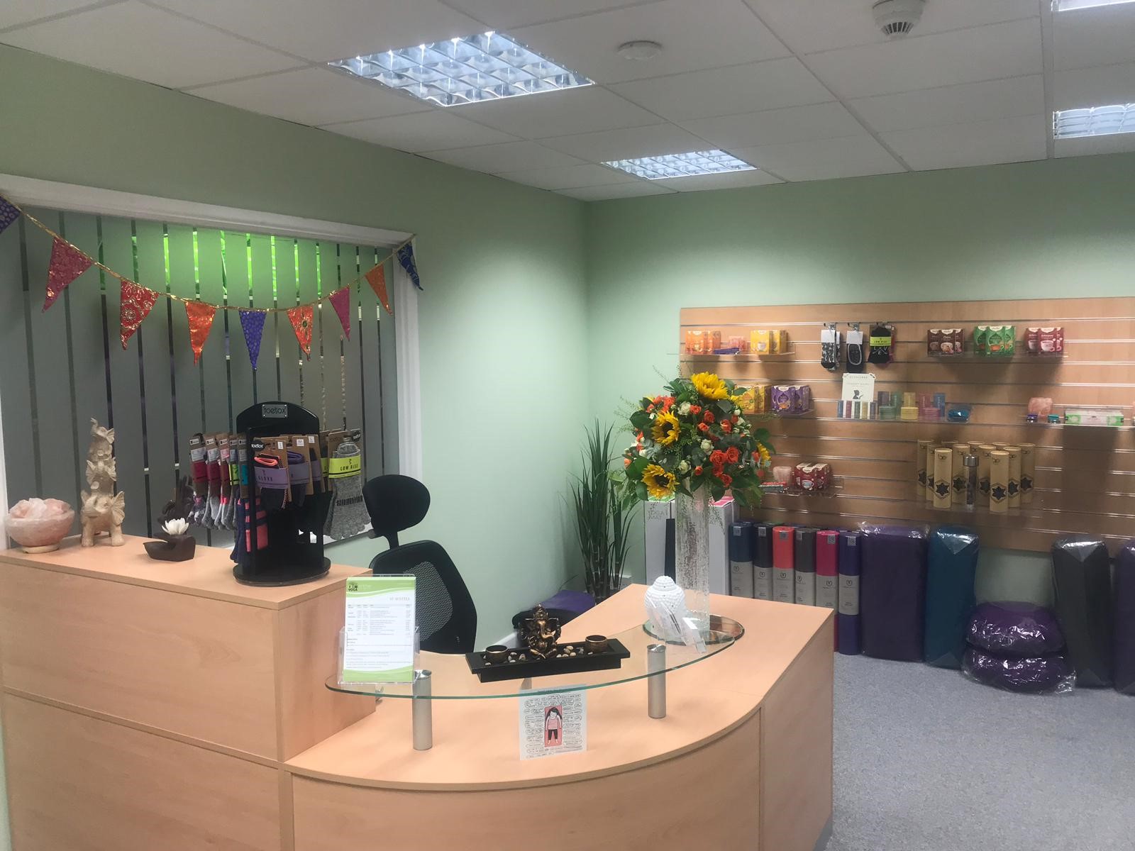 Yoga Cornwall Studio Reception